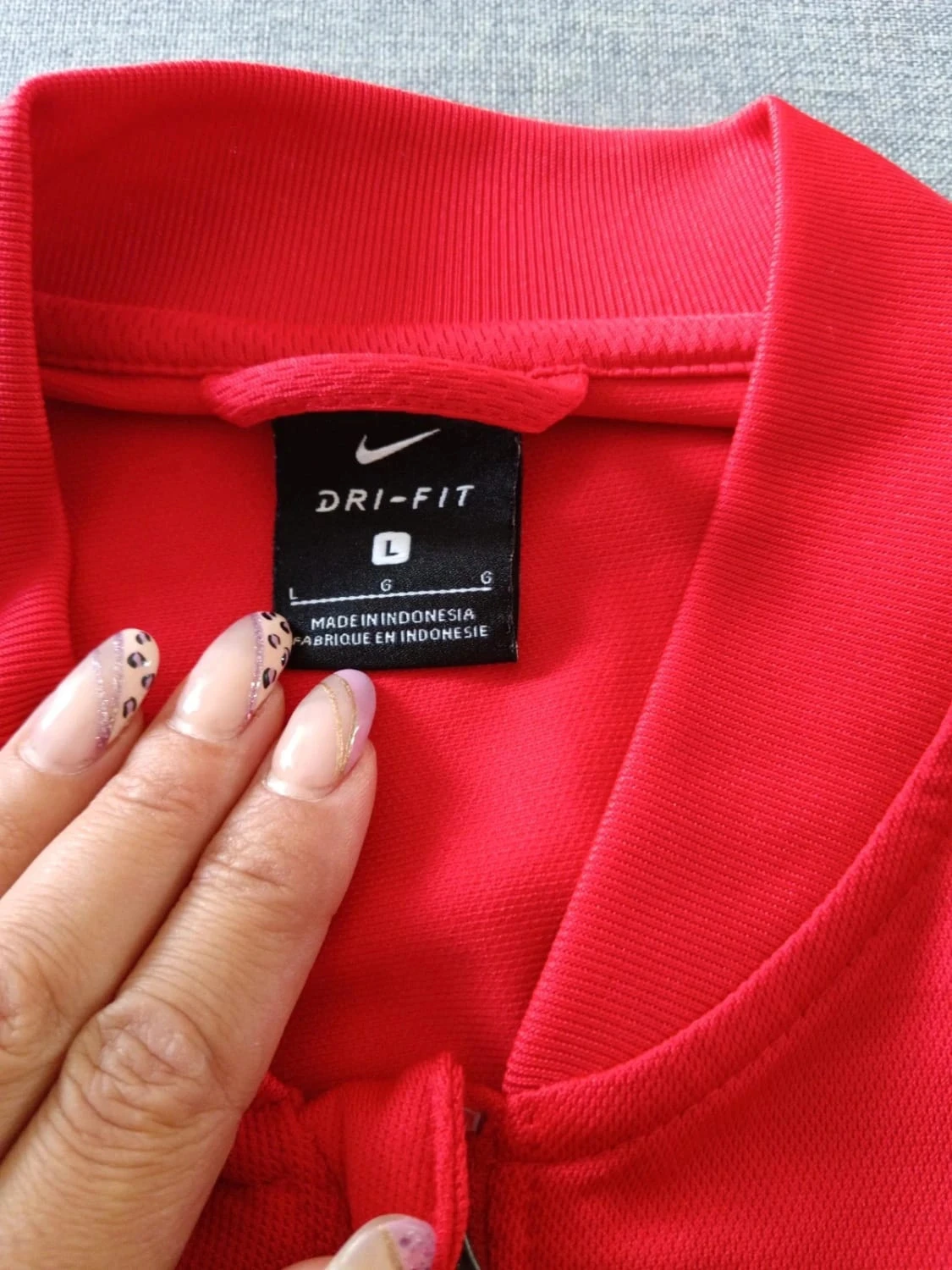 Red Nike L sweatshirt C59 – photo 4
